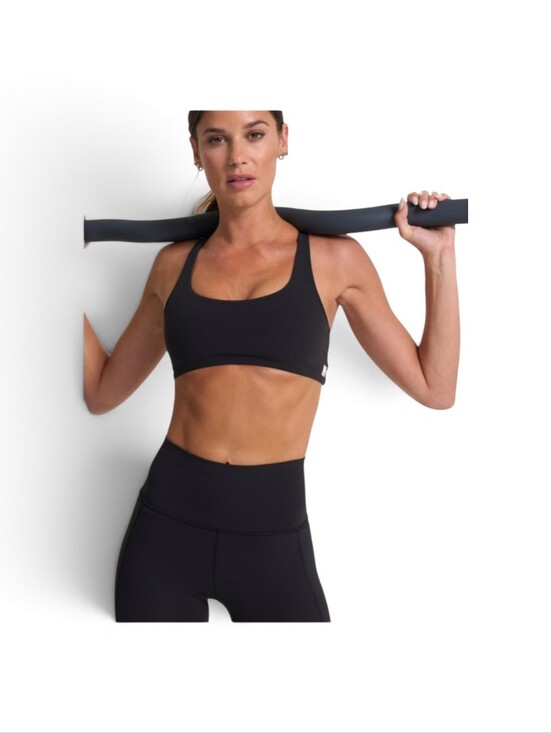 Vuori Other - Vuori Yosemite Sports Bra Black Women Extra Small XS Strappy Activewear VW104